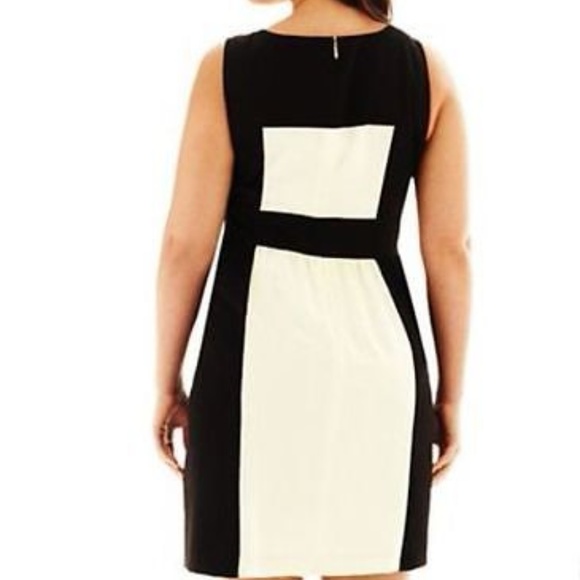 Luxology Lux II Embellished Colorblock Dress Plus - Picture 2 of 2